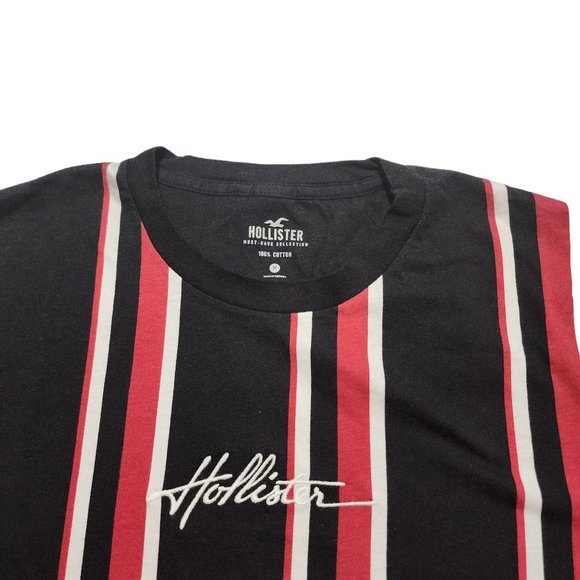 HOLLISTER Embroidered Logo Graphic Men T Shirt Tee NWT - Picture 4 of 5
